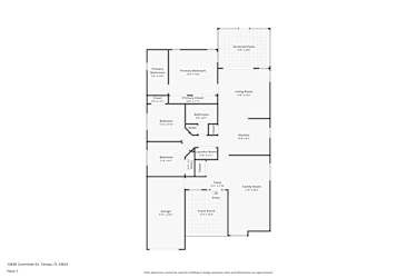 Floor plan 1 for 12838 Coverdale Dr