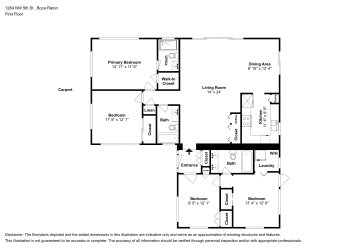 Floor plan 1 for 1284 NW 5th St