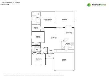 Floor plan 1 for 12863 Downstream Cir