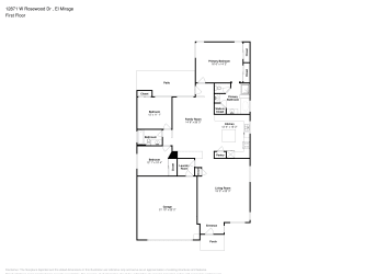Floor plan 1 for 12871 W Rosewood Dr