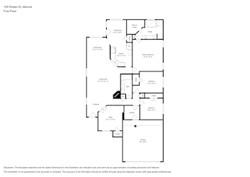 Floor plan 1 for 129 Rodeo Dr