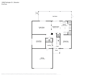 Floor plan 1 for 12909 Parkington Dr