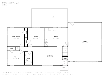 Floor plan 2 for 13010 Deerwood Ln N