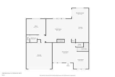 Floor plan 1 for 13025 Blaze Manor Ln