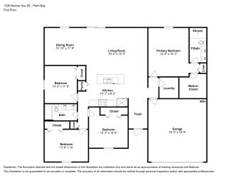 Floor plan 1 for 1306 Mariner Ave SE