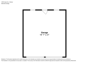 Floor plan 1 for 1308 Cuyler Ave