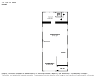 Floor plan 2 for 1308 Cuyler Ave