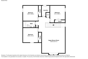 Floor plan 2 for 1308 Winterfell Dr