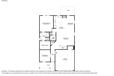 Floor plan 1 for 1308 Winterfell Dr