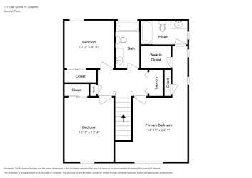 Floor plan 2 for 131 Oak Grove Pl