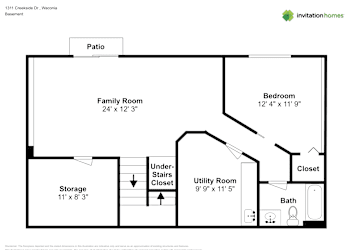 Floor plan 1 for 1311 Creekside Dr