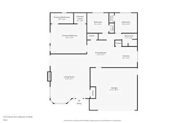 Floor plan 1 for 1315 E Mission Rd