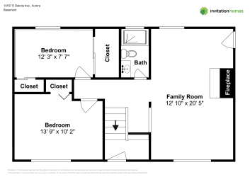 Floor plan 1 for 13157 E Dakota Ave