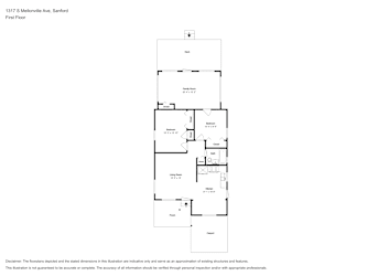 Floor plan 1 for 1317 S Mellonville Ave