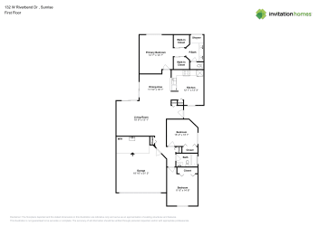 Floor plan 1 for 132 W Riverbend Dr