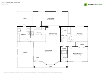 Floor plan 1 for 1325 W Camino Real