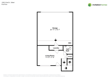 Floor plan 1 for 1326 S Owl Dr