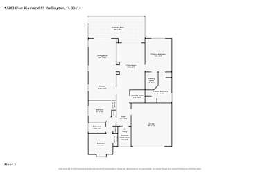 Floor plan 1 for 13283 Blue Diamond Pl
