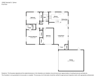 Floor plan 1 for 13300 Calcutta St