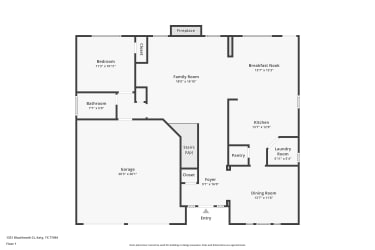 Floor plan 1 for 1331 Blackheath Ct