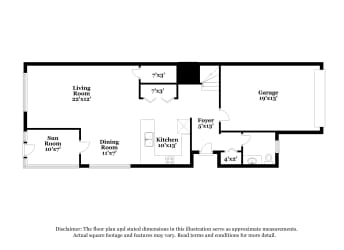 Floor plan 1 for 13311 Shore Grass Dr