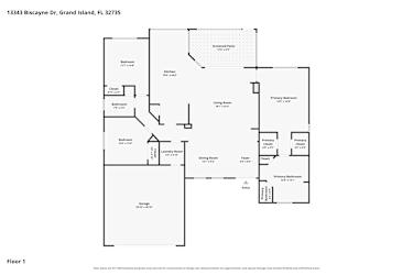 Floor plan 1 for 13343 Biscayne Dr