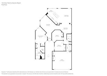 Floor plan 1 for 134 Citrus Park Cir