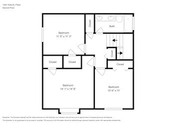 Floor plan 2 for 1340 Todd Dr