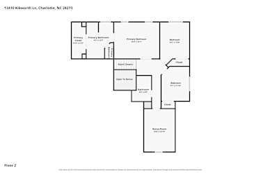 Floor plan 2 for 13410 Kibworth Ln