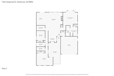 Floor plan 1 for 1342 Temporale Dr