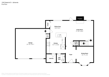 Floor plan 1 for 1346 Dalesford Dr