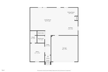 Floor plan 1 for 13468 Maltessa Dr