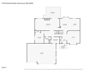 Floor plan 3 for 13470 Dellwood Way