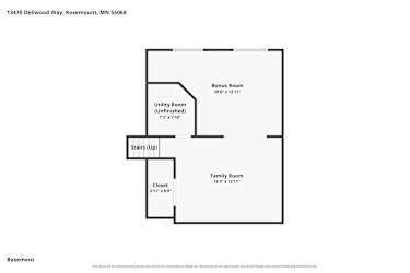 Floor plan 1 for 13470 Dellwood Way