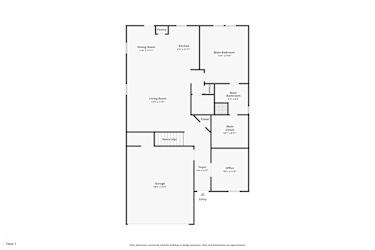 Floor plan 1 for 13484 Maltessa Dr