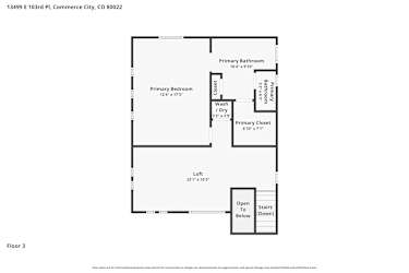 Floor plan 3 for 13499 E 103rd Pl