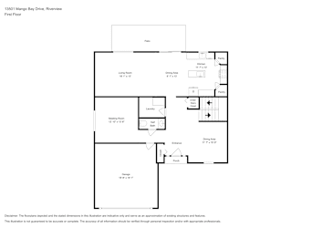 Floor plan 1 for 13501 Mango Bay Dr