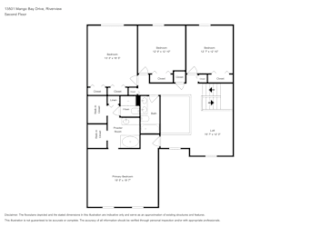 Floor plan 2 for 13501 Mango Bay Dr