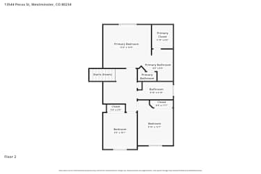Floor plan 3 for 13544 Pecos St