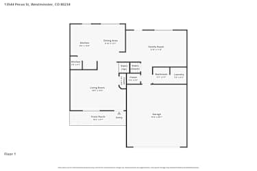 Floor plan 2 for 13544 Pecos St