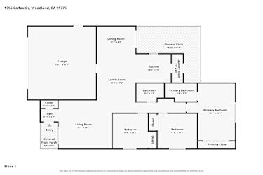 Floor plan 1 for 1355 Colfax Dr