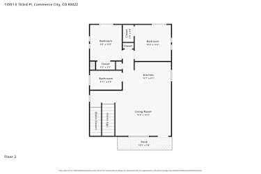 Floor plan 2 for 13551 E 103rd Pl