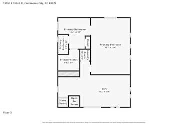 Floor plan 3 for 13551 E 103rd Pl