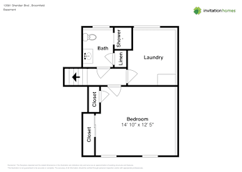 Floor plan 1 for 13581 Sheridan Blvd