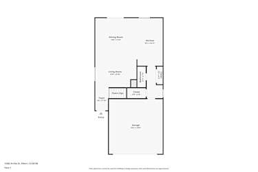 Floor plan 1 for 13583 Arriba Dr