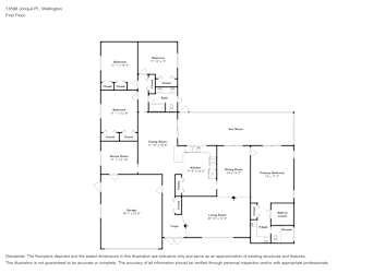 Floor plan 1 for 13598 Jonquil Pl