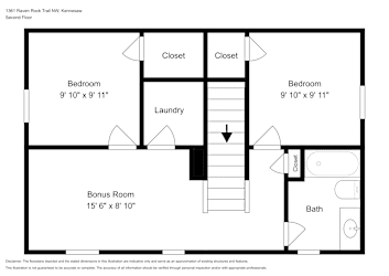 Floor plan 2 for 1361 Raven Rock Trl NW