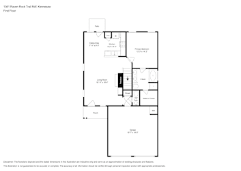 Floor plan 1 for 1361 Raven Rock Trl NW