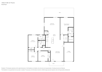 Floor plan 1 for 13620 N 38th St