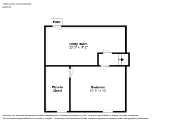 Floor plan 1 for 1368 Fairview Trl